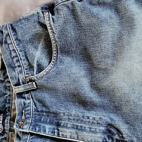 Men's Vintage Rue TwentyOne Jeans, Light Denim Blue, Size 36 X 34 - Picture 3 of 11